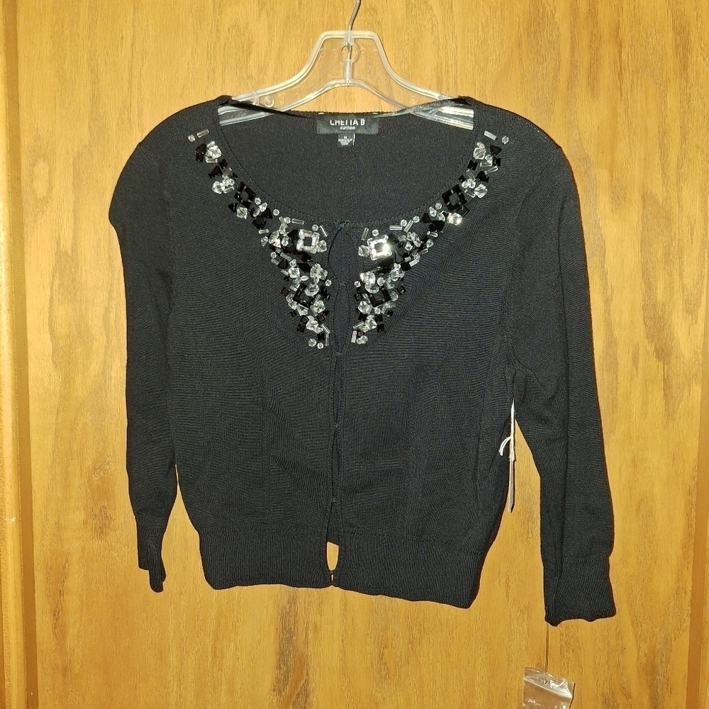 🌟 Chetta B jeweled sweater NWT